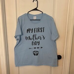 Blue Graphic Bump T-Shirt